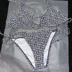 Michael Kors Logo Swimsuit